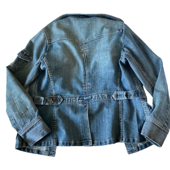 Denver Hayes Vintage Fitted Denim Jacket Size S - Picture 4 of 10